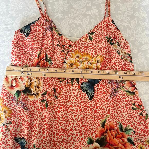 Farm Rio For Anthropologie Verbena Tiered Floral Midi Summer Dress Size S - Picture 10 of 12